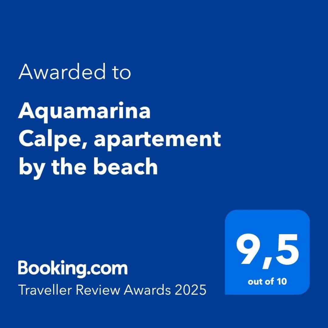Aquamarina I Calpe, Apartement By The Beach Buitenkant foto